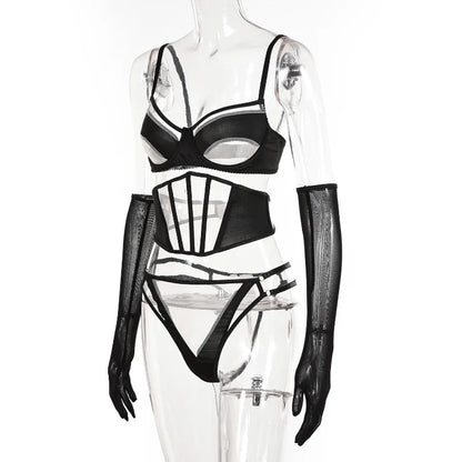Bare Architecture Lingerie Set