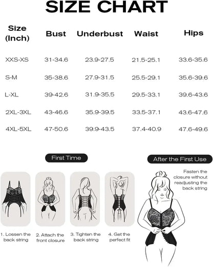 Midnight Sculpt Corset Bodysuit