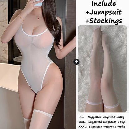 Sugar Kitten Sheer Bodysuit