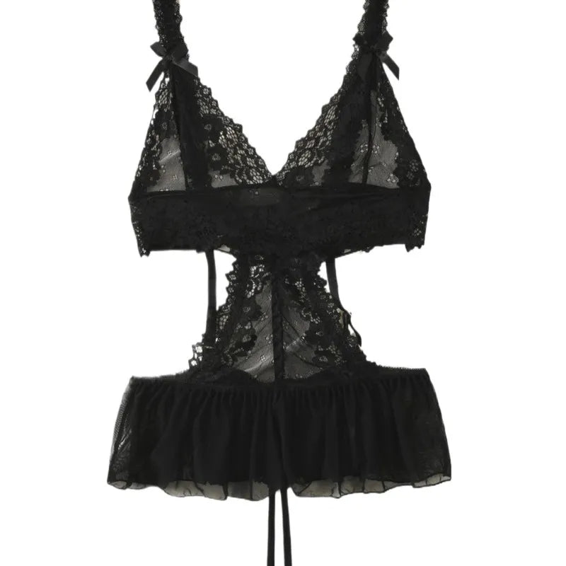 Midnight Darling Lace Babydoll