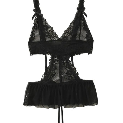 Midnight Darling Lace Babydoll