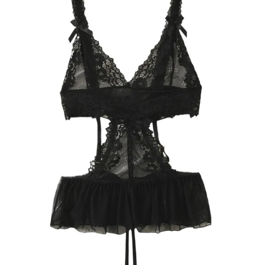 Midnight Darling Lace Babydoll
