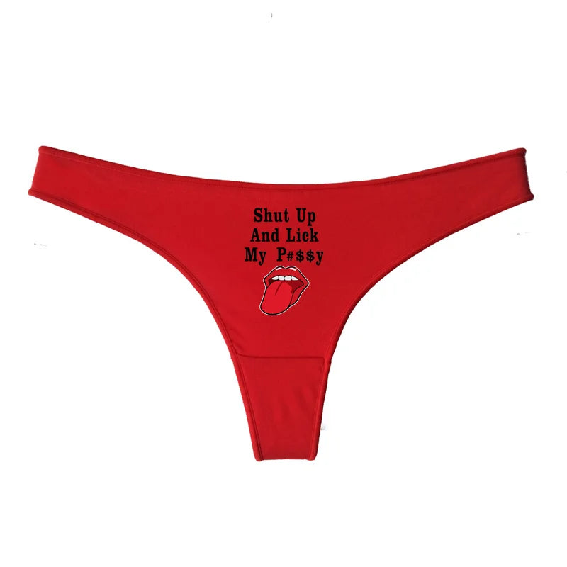 Say Less Statement Thong