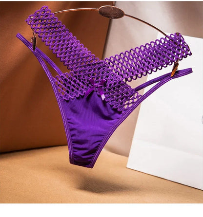 Woven Temptation Strappy Thong