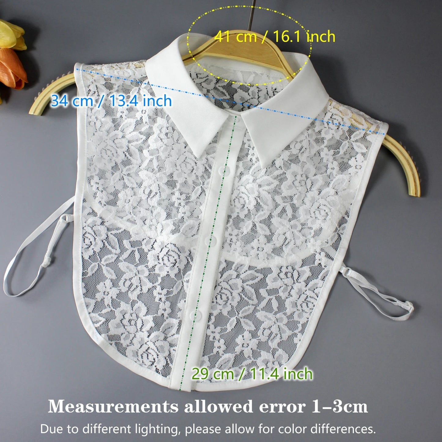 Ivory Whisper Lace Collar