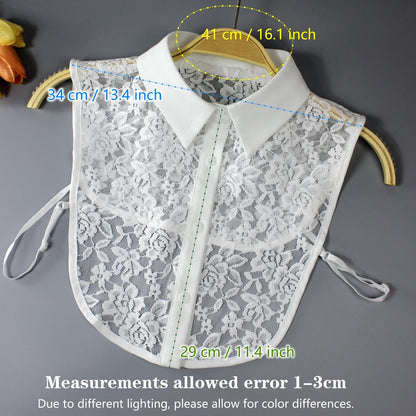 Ivory Whisper Lace Collar