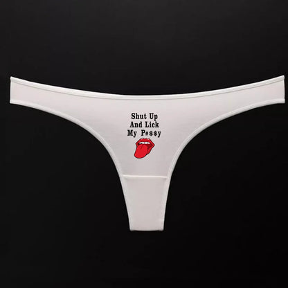 Say Less Statement Thong