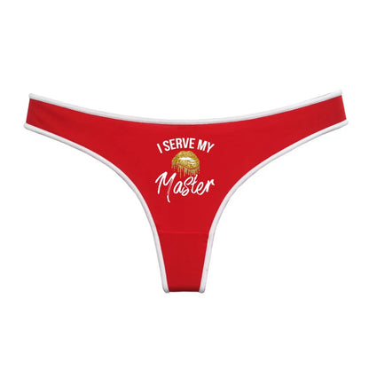 Say Less Statement Thong