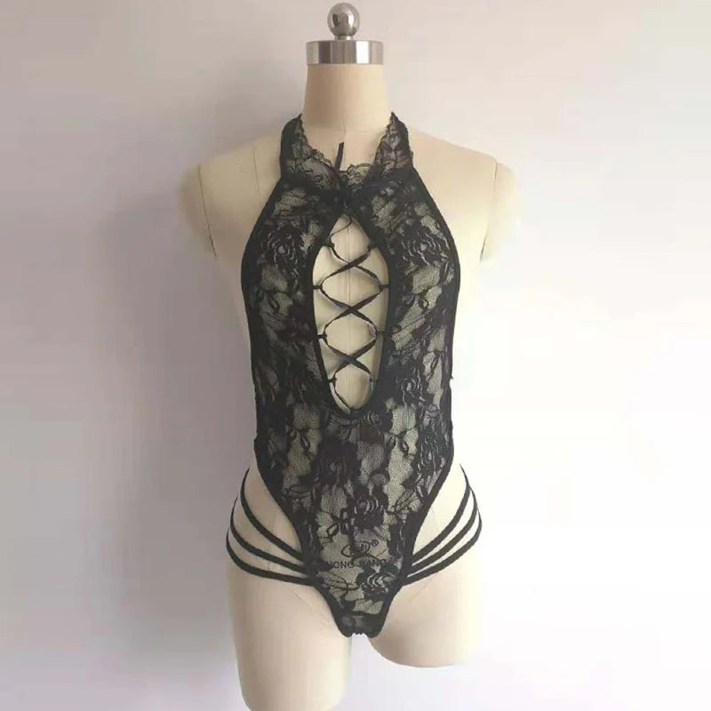 Eternal Flame Lace Bodysuit