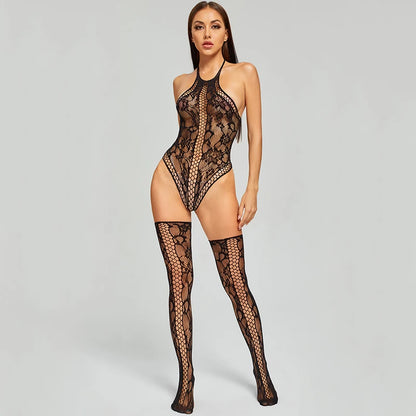 Midnight Web Lace Bodysuit