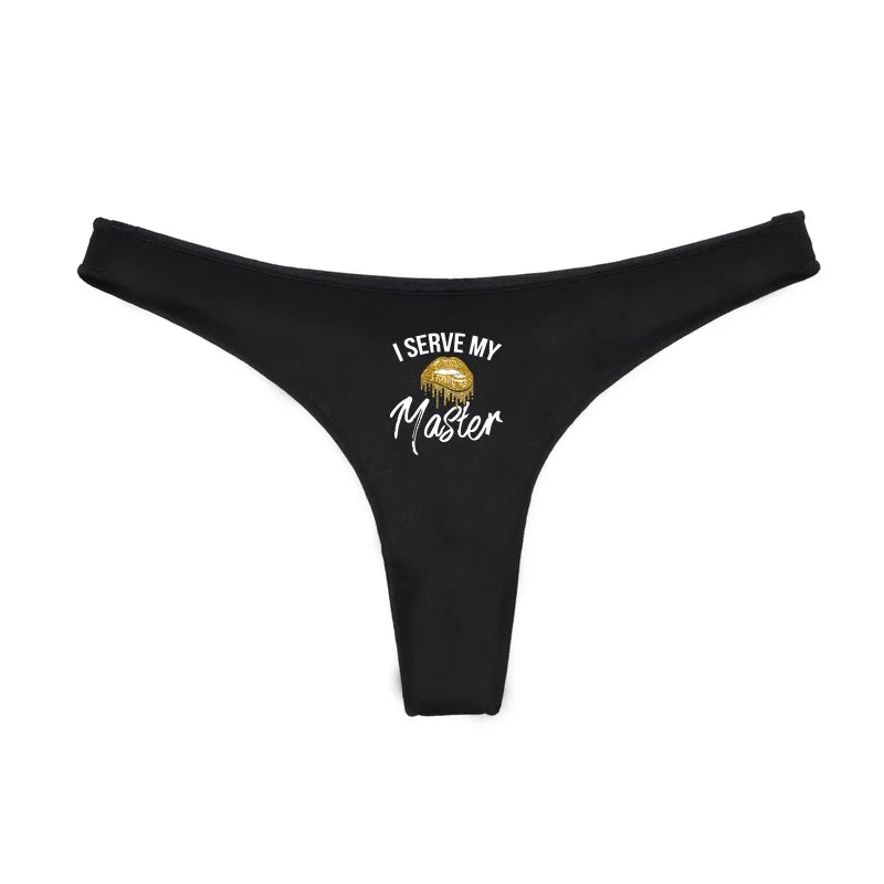 Say Less Statement Thong