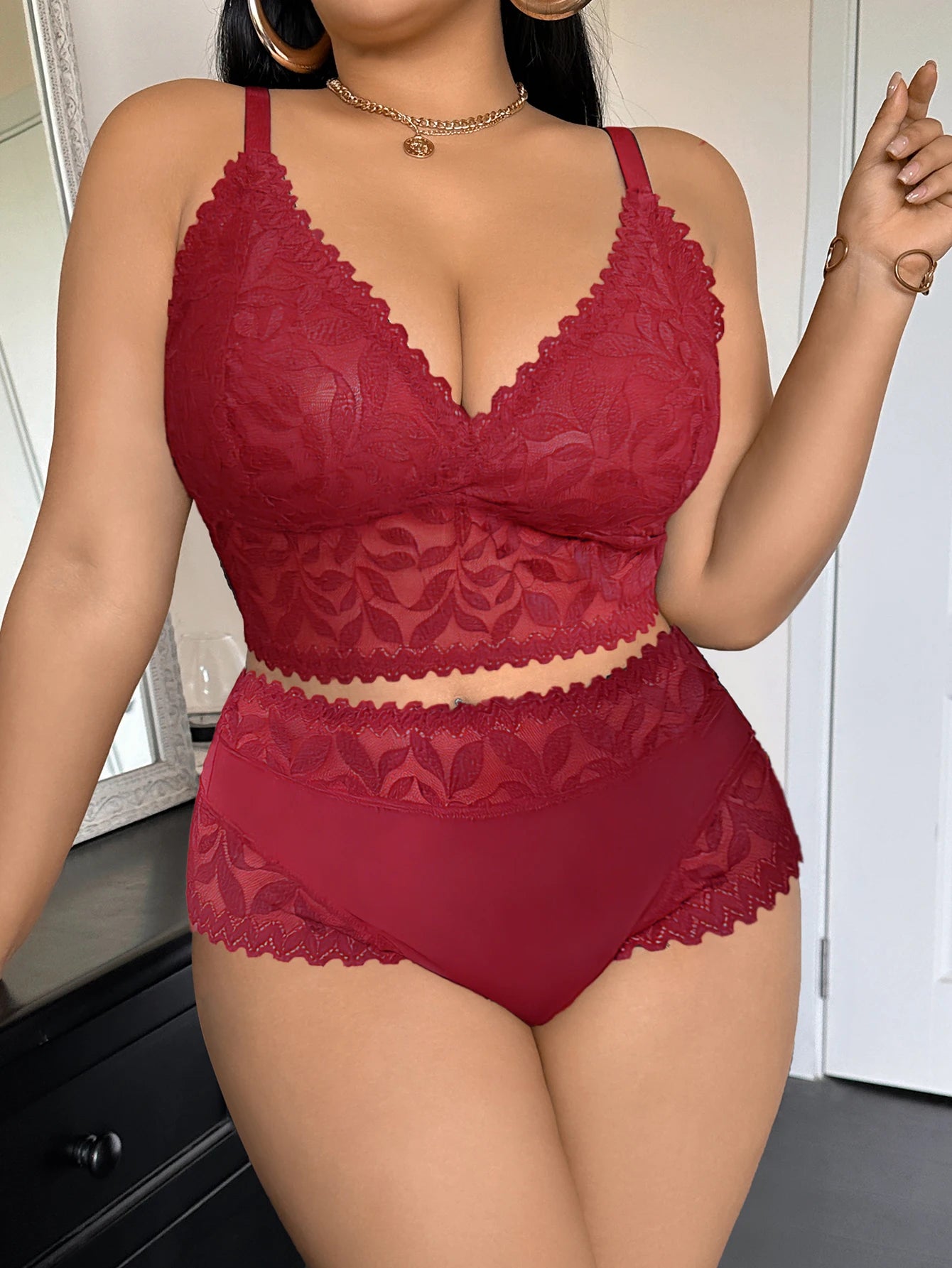 Curve Devotion Lace Set
