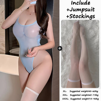 Sugar Kitten Sheer Bodysuit