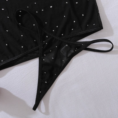 Starlit Enigma Mesh Lingerie Set