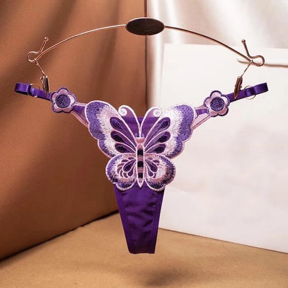 Bordeaux Wings Thong