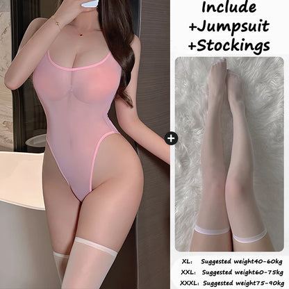 Sugar Kitten Sheer Bodysuit