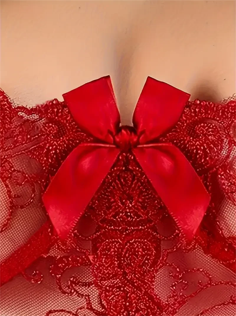 Ruffled Seduction Lace Teddy