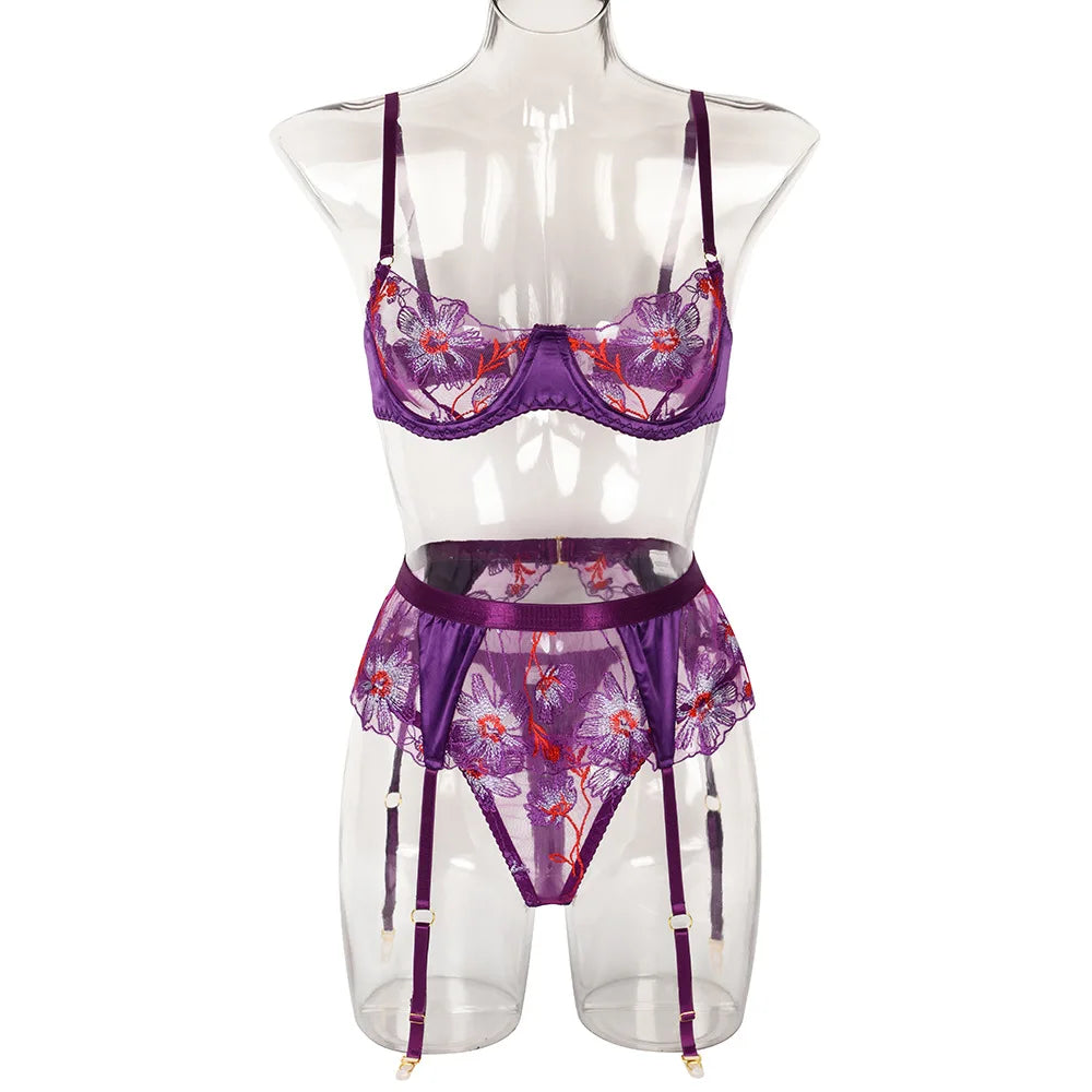 Electric Eden Suspender Set