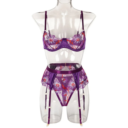 Electric Eden Suspender Set