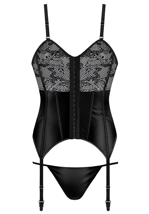 Midnight Sculpt Corset Bodysuit