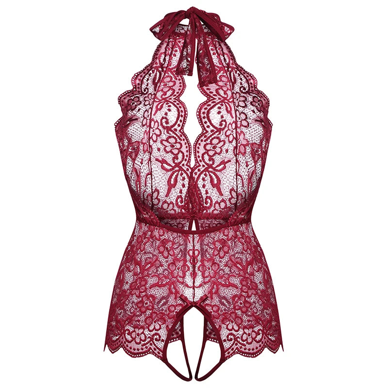 Eternal Flame Lace Bodysuit
