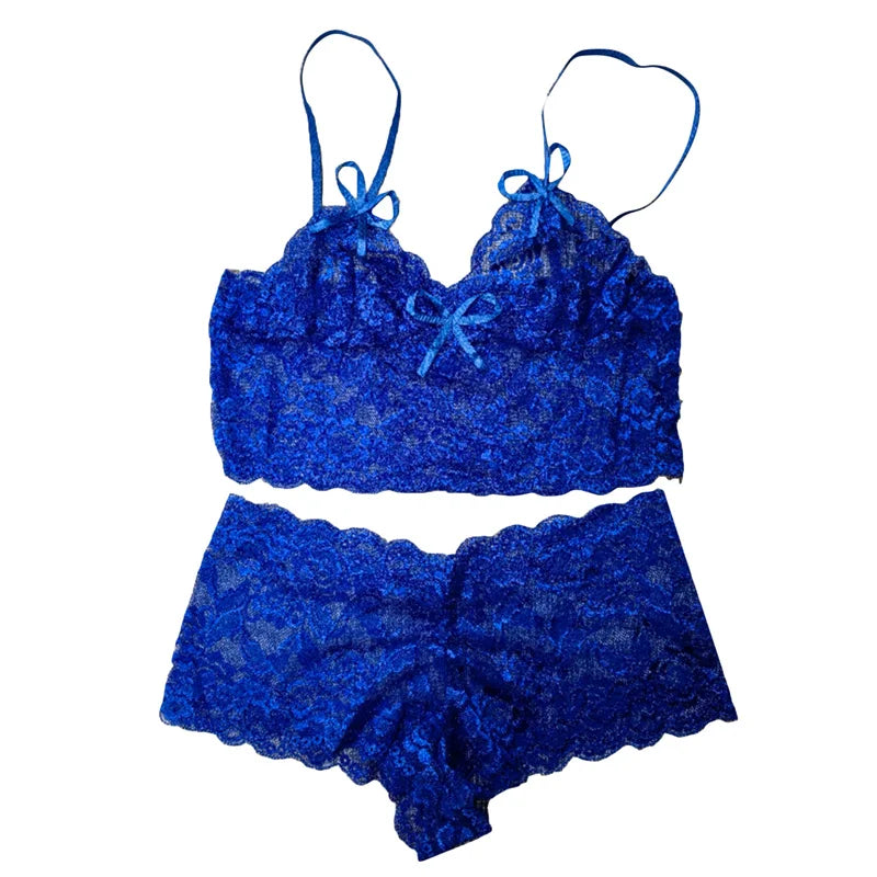 After Dark Lace Short Set