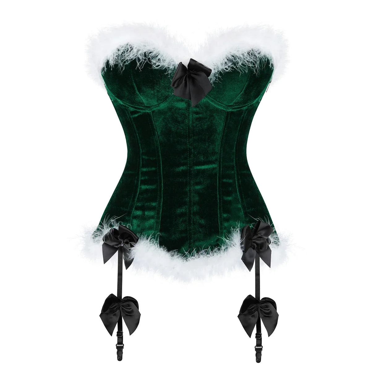 Velvet Under the Mistletoe Corset