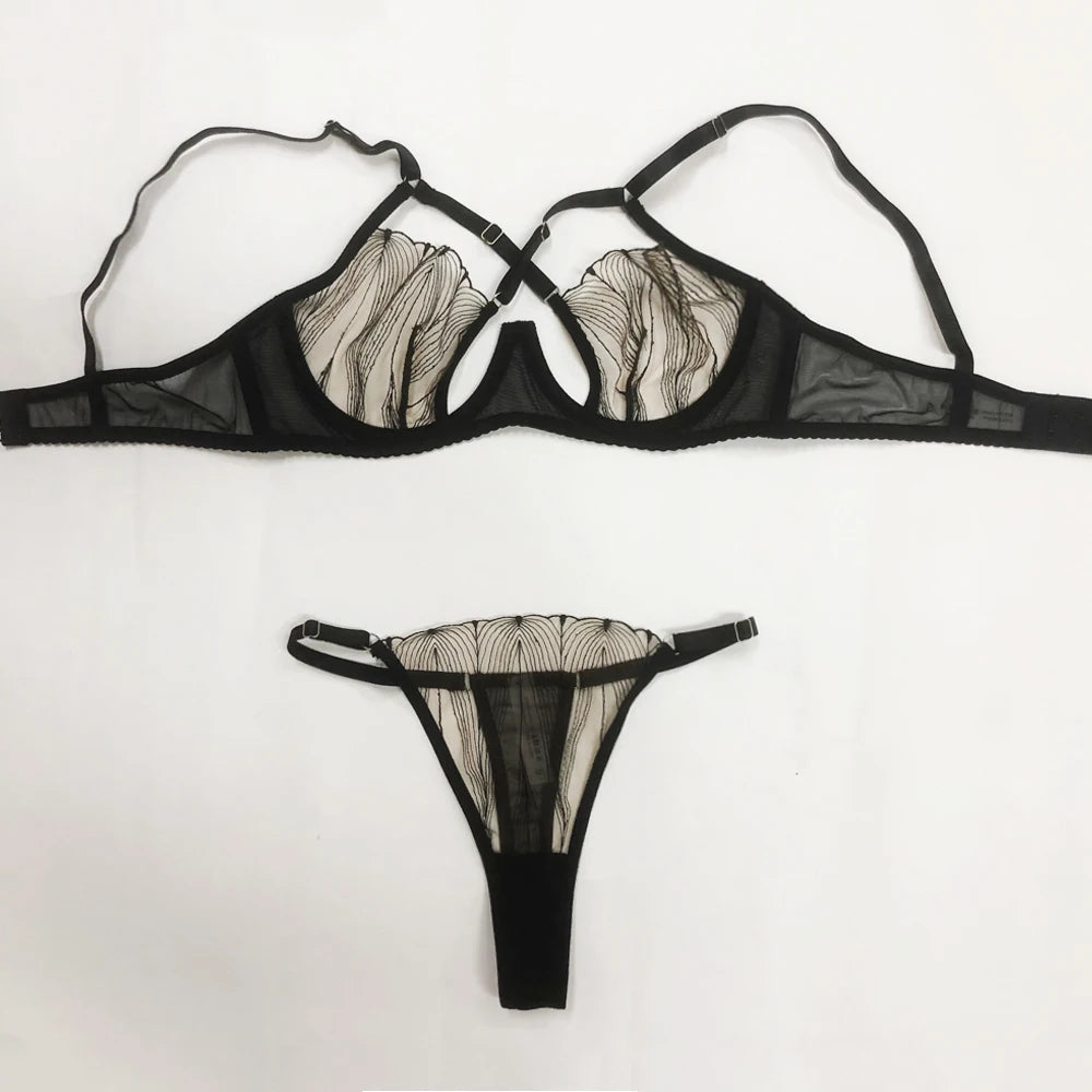 Botanical Code Lingerie Set