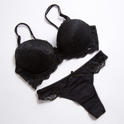 Electric Bloom Lace Lingerie Set