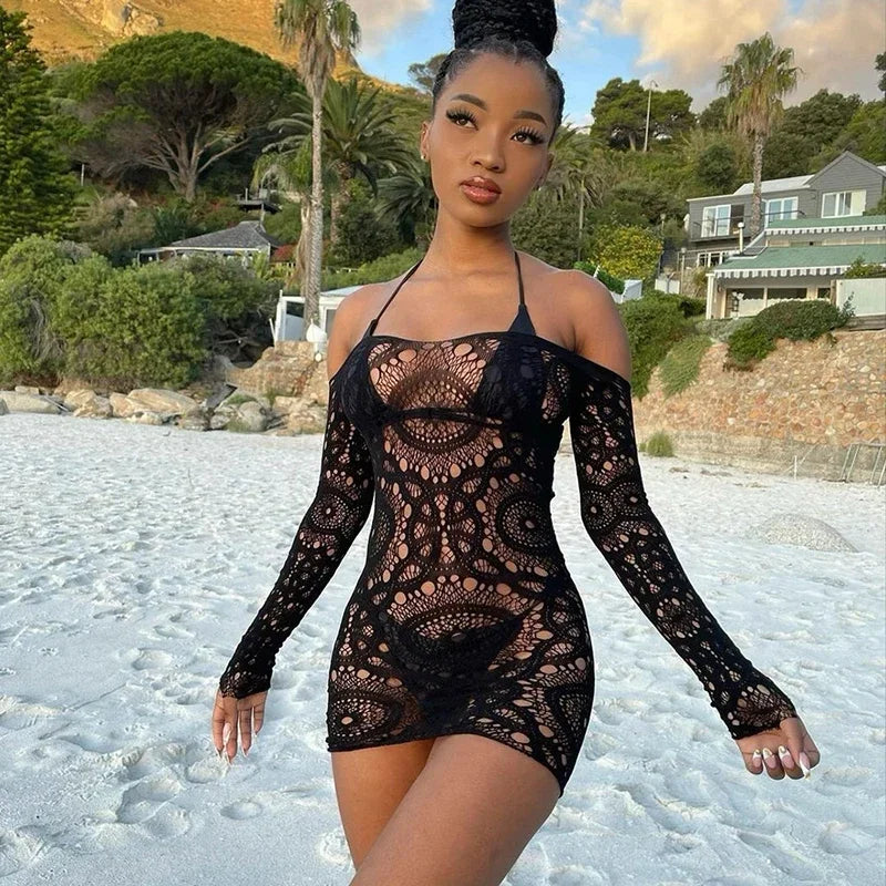 Shadow Siren Lace Mini Dress