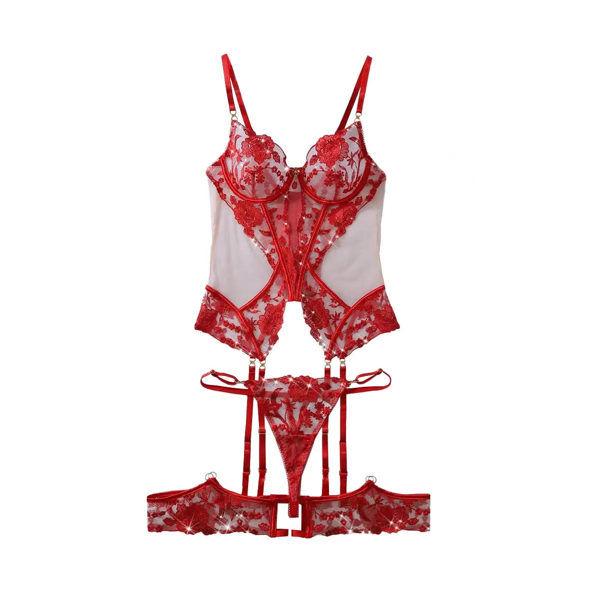 Belladonna Corset Suspender Set