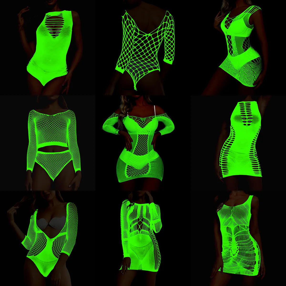 Neon Temptation Bodystocking