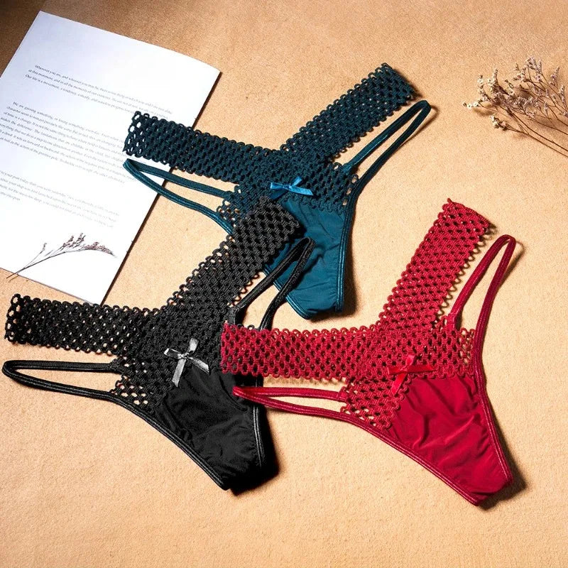 Woven Temptation Strappy Thong