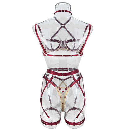 Burgundy Obsession Harness Set