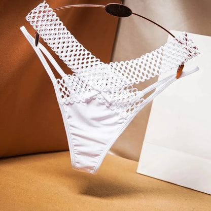 Woven Temptation Strappy Thong