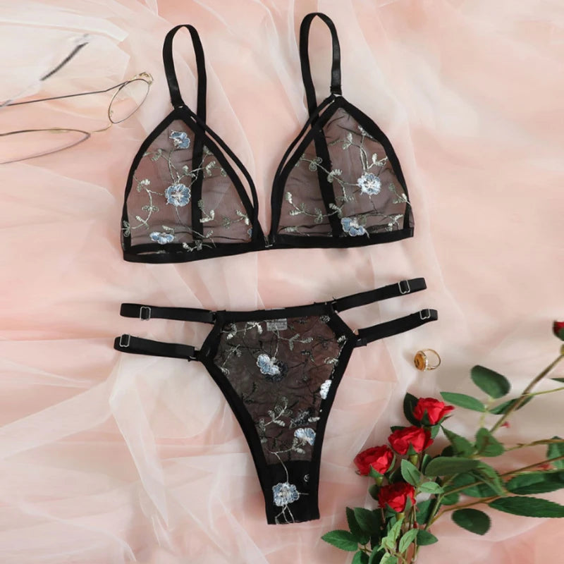 Blossom Whisper Lingerie Set