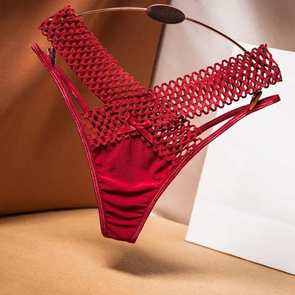 Woven Temptation Strappy Thong