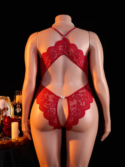 Passion Veil Lace Teddy
