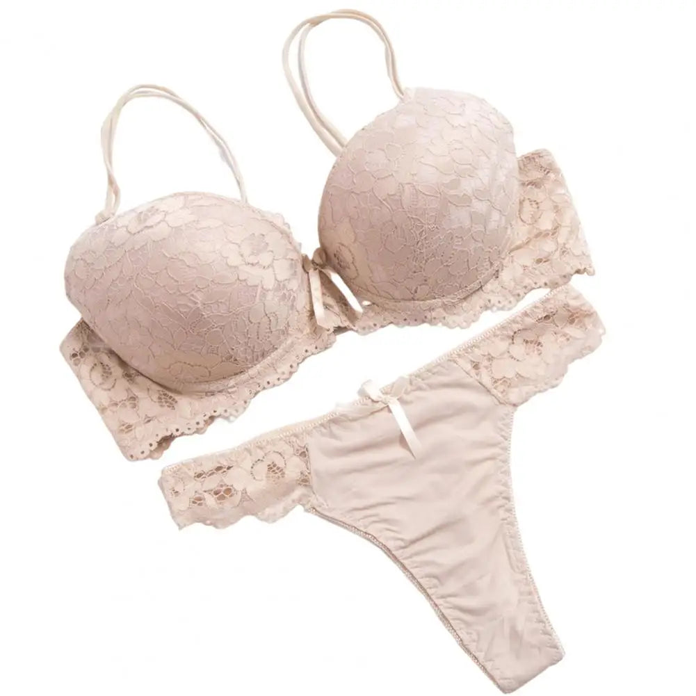 Electric Bloom Lace Lingerie Set