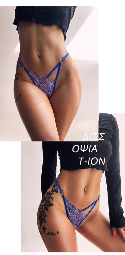 Petal Frame Strappy Thong