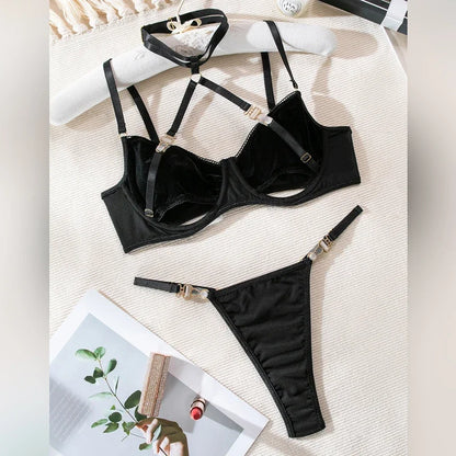 Buckle & Bare Harness Lingerie Set