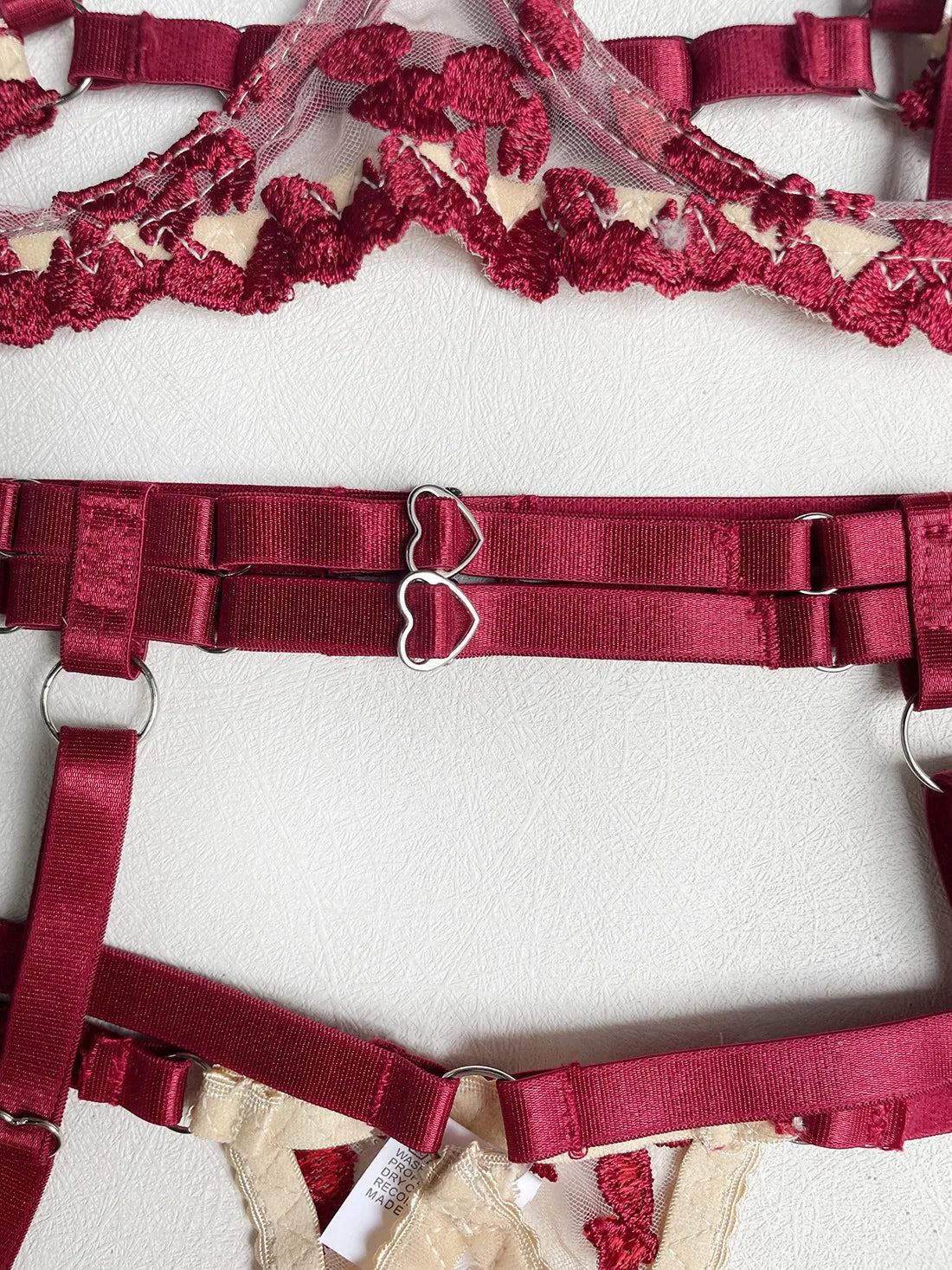 Burgundy Obsession Harness Set