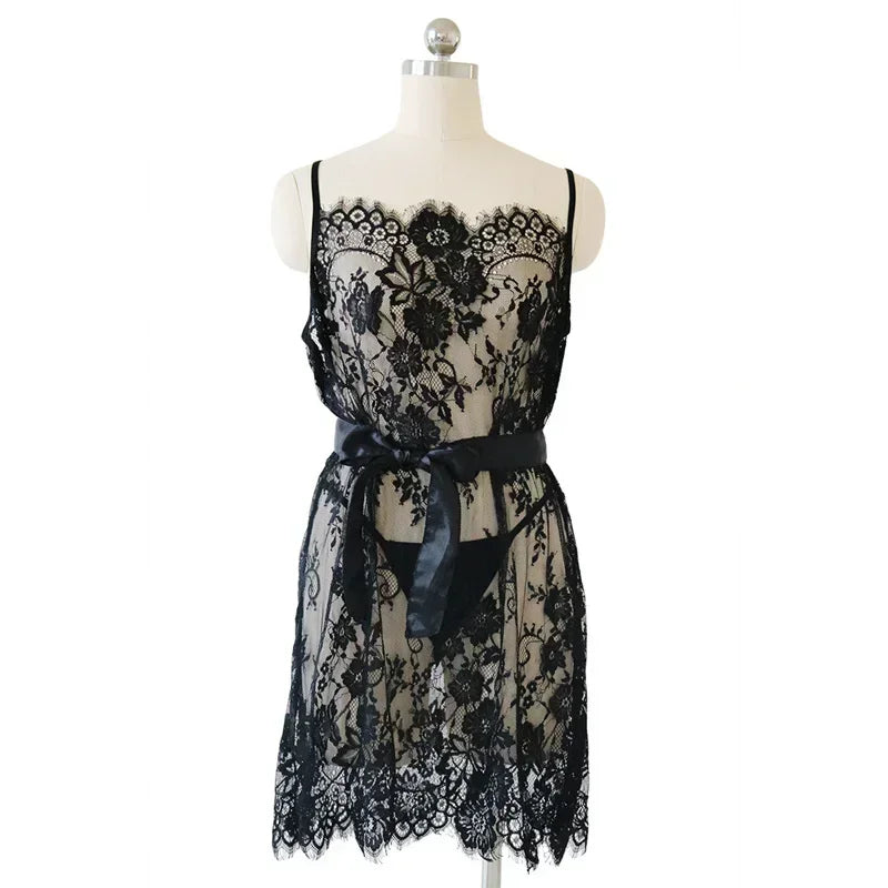 Draped in Desire Lace Chemise