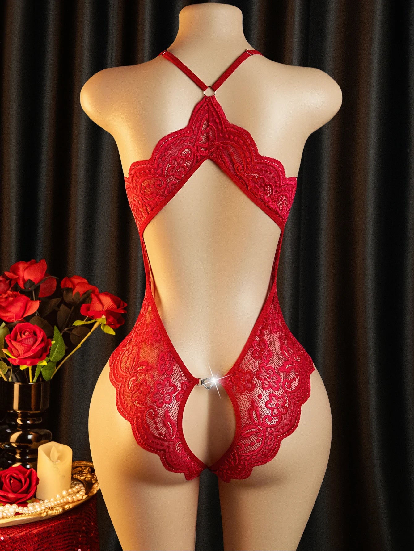 Midnight Desire Lace Bodysuit