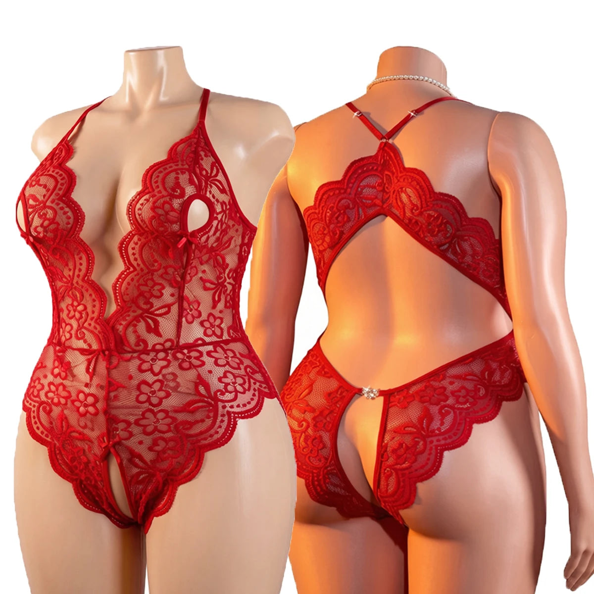 Passion Veil Lace Teddy