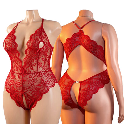 Passion Veil Lace Teddy