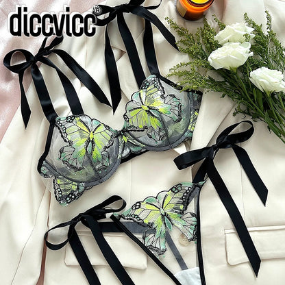 Diccvicc Butterfly Lingerie Set
