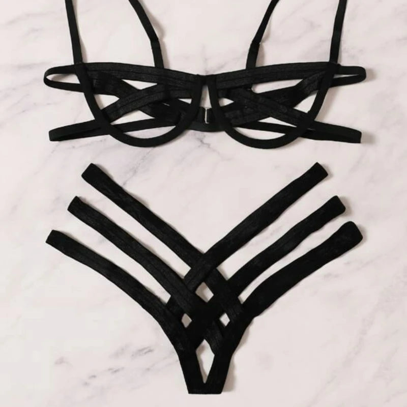 Strapped Obsession Lingerie Set