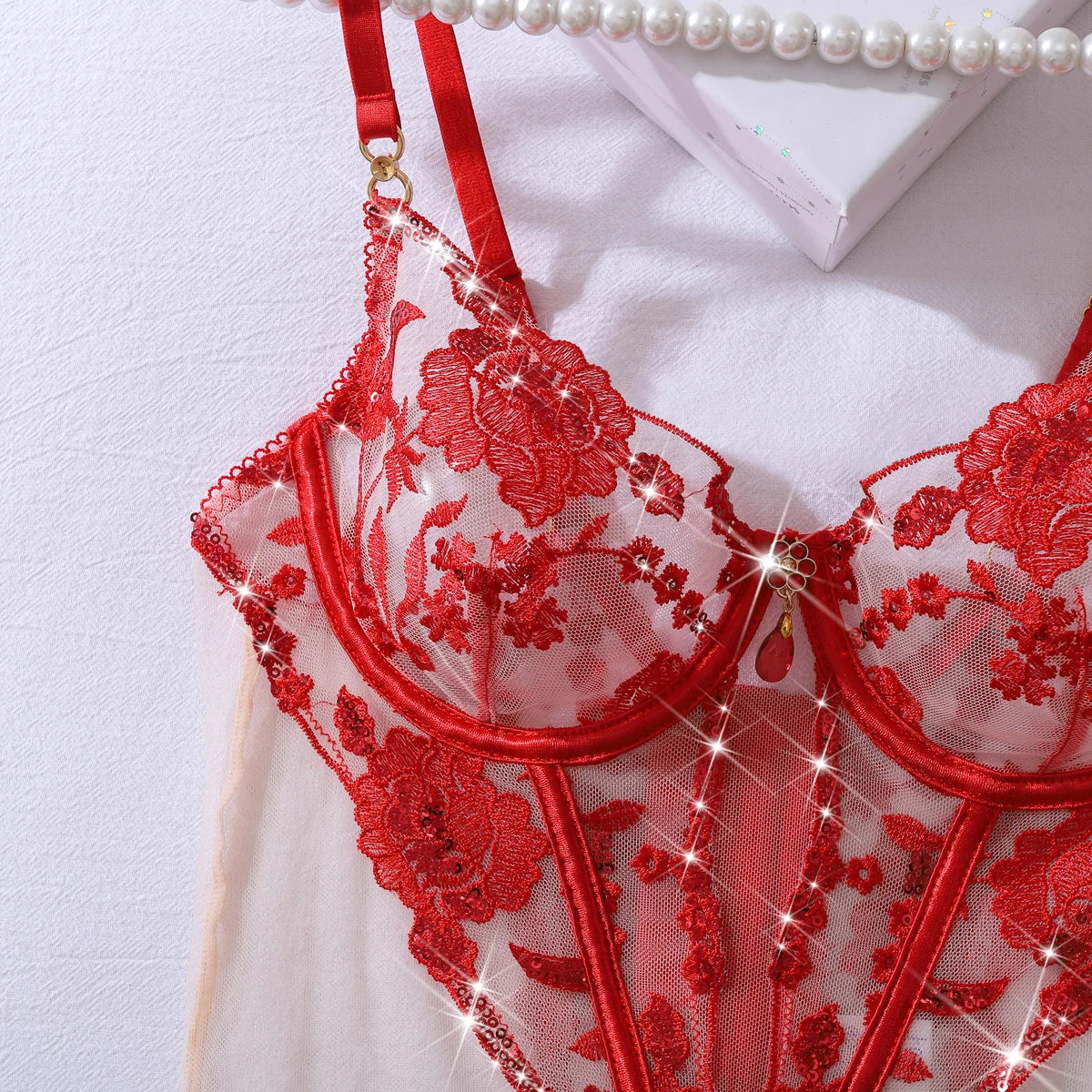 Belladonna Corset Suspender Set