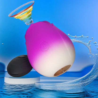 Rose Shape Sucking Vibrator